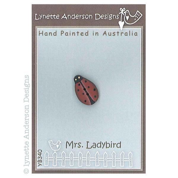 Mrs Ladybird Button