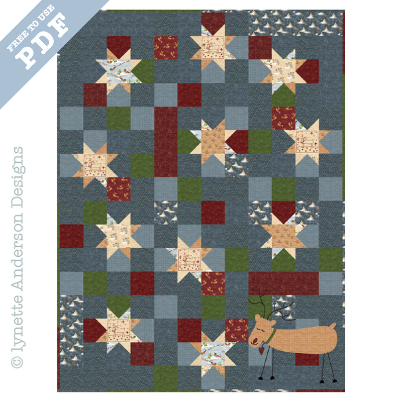 Magical Christmas Quilt - click on photo to access download link