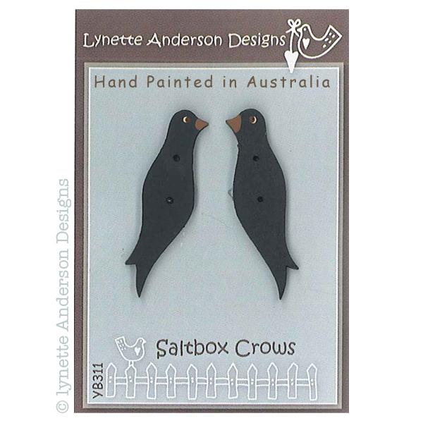 Saltbox Crows Button Pack
