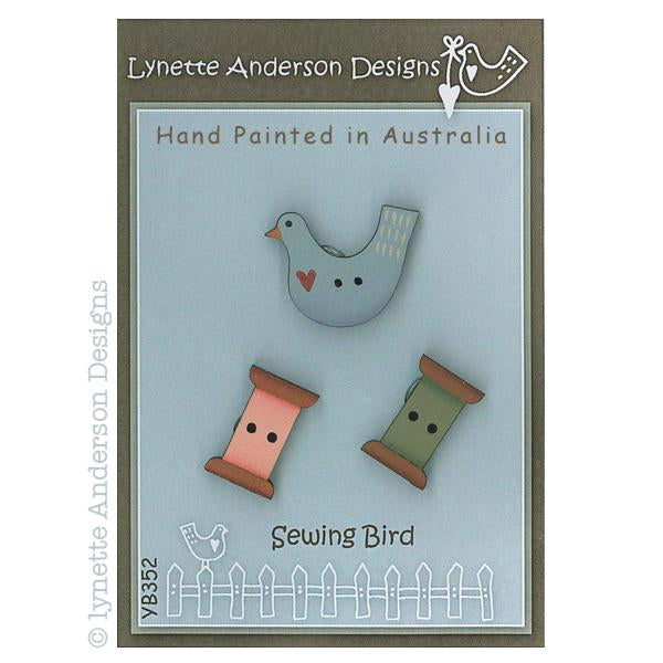 Sewing Bird Button Pack