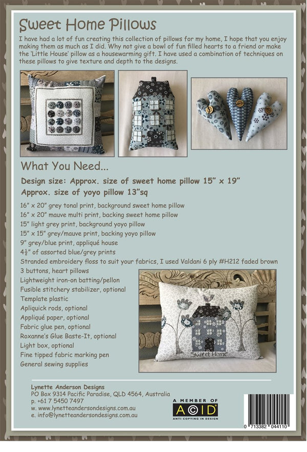 Sweet Home Pillows - pattern