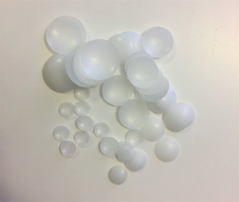 Plastic Domes - mixed sizes