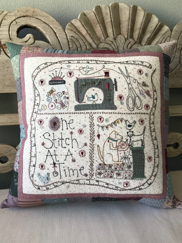 One Stitch at a Time Pillow - pattern